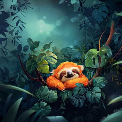 Stoffpanel "slothy" - anybax